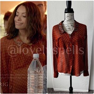 Free People Easy Rider Blouse